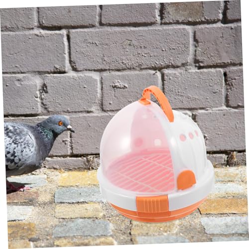 MERRYHAPY Portable Bird Carrier for Parrots and Pets Lightweight Travel Cage Handle for Outdoor Use and Hiking Breathable Design for Comfort and