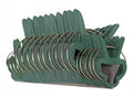 Ram-Pro 20 Piece Green Gentle Gardening Plant & Flower Lever Loop Gripper Clips, Tool for Supporting or Straightening Plant Stems, Stalks, and Vines, Garden Clips - size: 20 pc