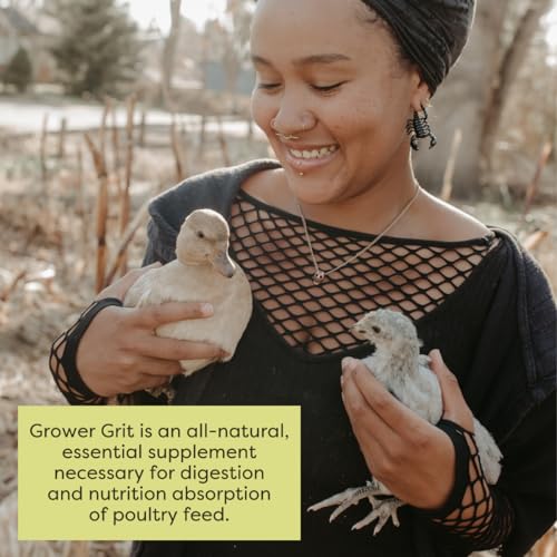 Scratch and Peck Feeds | Grower Grit for Chickens & Ducks | 7 lb Pouch | Essential Supplement for Healthy Digestion and Gizzard Health, All Natural, Sustainably Sourced - style: Grower Grit - 7-lbs