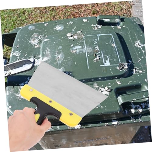 UPKOCH Bird Droppings Scraper Cleaning Tool for Easy Removal of Bird Poop from Surfaces Wide Head for Efficient Bird Cage and Floor Cleaning