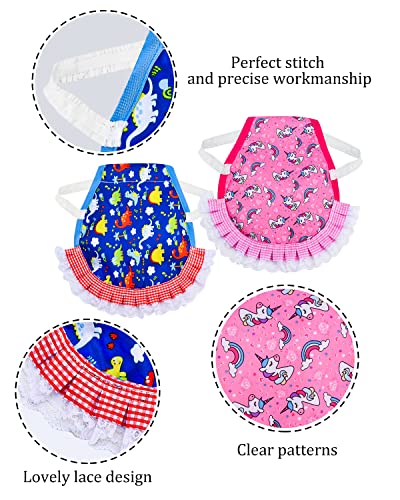 6pcs Chicken Saddle for Hens，Waterproof Chicken Saddle | Chicken Apron for hen Wing Back Protector with Elastic Straps, Print Feather Protective Chickens Vest Jacket - color: Chicken Saddle Hen 6pcs(B)