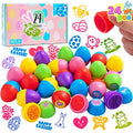 JOYIN 24 Pcs Easter Egg Stampers Toys for Easter Eggs Hunt Game, Basket Stuffers Fillers, Kids Gifts, Party Favor, Self Inking Stamp for Classroom Prize Supplies - style: sheep