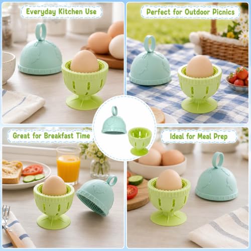 2PCS Egg Scrubbers, Egg Washer for Fresh Eggs, Egg Cleaner for Fresh Eggs, Multi-Purpose Farm Fresh Egg and Vegetable Cleaning Tool, Dishwasher Safe Kitchen Gadget