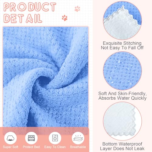 10 Pcs Guinea Pig Cage Liners Washable Rat Bedding for Guinea Pigs Controlling Absorbent Waterproof Pee Pads Blanket for Rabbits Hamster Small Animal Chinchilla(Grid,18x24 Inch,Multicolor) - color: Multicolor, size: 18x24 Inch, style: Grid