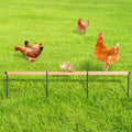 Chicken Toys,Extra Long Chicken Perch Toys,Woodern Chickens Roosts and Perches Stand Training Perch for Poultry Rooster Chicks Large Bird Chicks Parrot, 44.88” Long (Natural Wood Color)