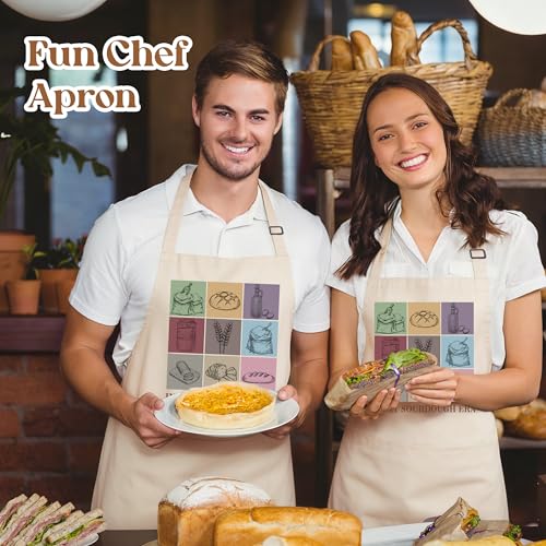 In My Sourdough Era Apron for Women with Deep Pockets - Funny Bakers Apron, Unique Sourdough Gifts for Women & Bread Bakers, Adjustable Kitchen Apron for Mom, Mother’s Day Baking Gift - B15 - color: In My Sourdough Era 4