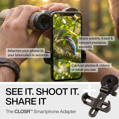 ZOOMR 10x34 Binoculars for Adults, BAK4 Prism - Light Brown - color: Light Brown
