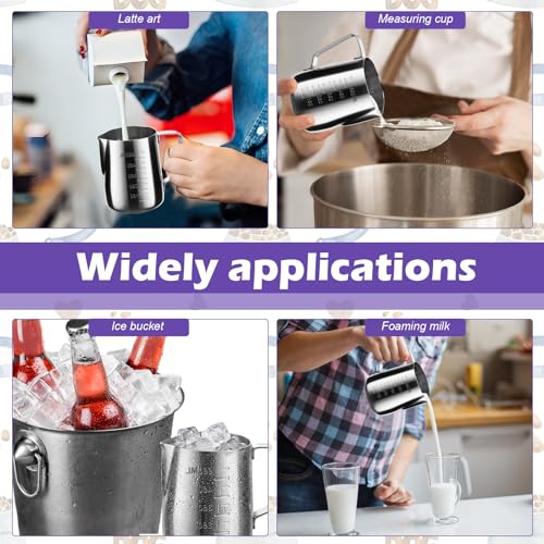 2.5 Cup Dog Food Scoop Stainless Steel Dog Food Measuring Cups Pet Food Scoop with Precision Scale for Dogs Cats - size: 2.5 CUP