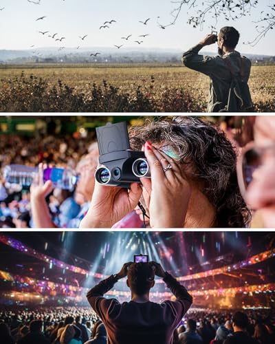 Digital Binoculars with Camera - 8X Digital Zoom, 2" LCD Display 40MP Camera 2.5K Videos Ideal for Concerts, Bird Watching, and Outdoor Adventures with 32GB SD Card - S555