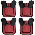 DOWN UNDER OUTDOORS 4 Pack Medium-Large Chicken Saddle Hen Apron Burgundy | Adjustable Straps, Chicken Apron, Poultry Saver, Pet Supplies, Including Shoulder Cover, 14 oz Breathable Cotton Canvas - color: burgundy