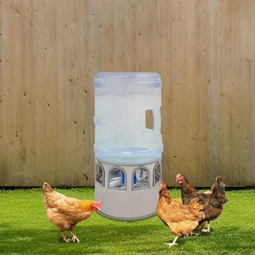 5 Gallon Chicken Water Heater, Winter Poultry Water Heated Machine,LED Display,9.84ft Cord Length for Chickens, Turkeys, and Geese
