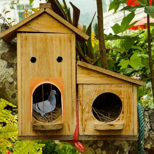 SUPVOX European Style Pigeon Cage 7.48 Inch One-Way Entrance for Racing Pigeons Install Durable Bird Cage for Safe Pigeon