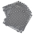 12 Pack Modular Interlocking Cushion 11.6" x 11.6" Rubber Mat Floor Tile Mats Drain Pool Patio Balcony Yard Pet Area Washer Pad(Gray) - size: gray