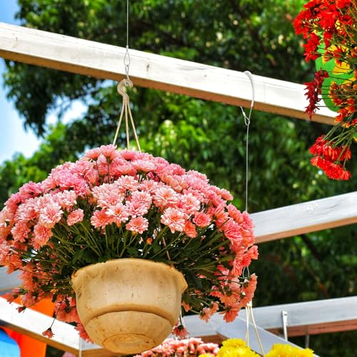 4pcs Bird Feeder Hanger for Tree with S-Hook Hanging Cable Tree Limb Protector with Silicone Sleeve Flexible Stainless Steel Cable for Heavy Bird Feeders, Plants, Baths (30inch) - size: 30Inch