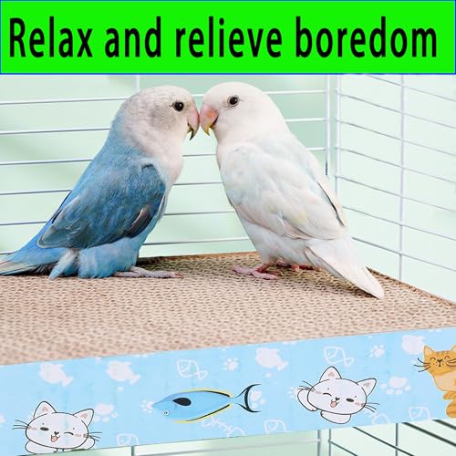 2Pcs 7.4in Paper Bird Toys, Bird Platform, Parrot Toy, Help Birds Clean Beak, Release Stress, Reduce Boredom - Suitable for Macaws, Small Parakeets, and Other Small to Medium-Sized Pet Birds - size: A