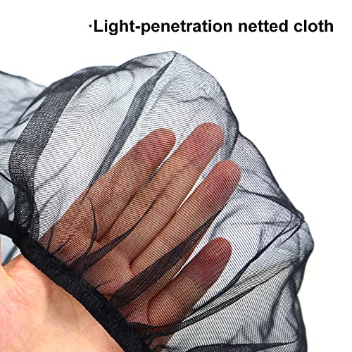 Bird Cage Seed Catcher, Bird Cage Mesh Guard Netting, Birdcage Seed Guard Skirt, Parakeet Cage Skirt for Round Square Cages (Black, XL) - color: Black