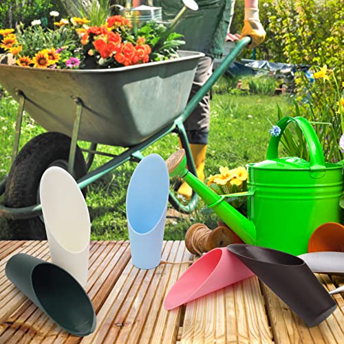 Coitak Bonsai Soil Scoops, 5 PCS Plastic Garden Soil Scoops | Colorful, Small Soil Scoops, Gardening Tools