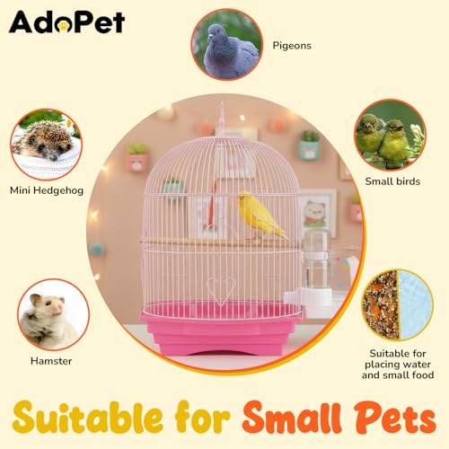 Automatic Bird Water Feeder for Cage, No-Spill Hanging Bird Water Bottle 140ml, Easy Install Pet Water Dispenser for Small Birds, Parrots, Budgies & Small Pets