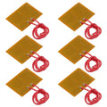 6pcs Film Heater Plate Adhesive Pad 5V 1W 30mmx40mm PI Heating Elements Film Strip Heater Adhesive Polyimide Heater Plate - size: 30mmx40mm
