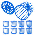 10pcs Lightweight Hanging Parrot Vegetable Feeder Basket for Bird Cages Clean Small Food Holder for Budgie Cockatiel Parakeet Wire Fruit Storage for Foraging and Feeding