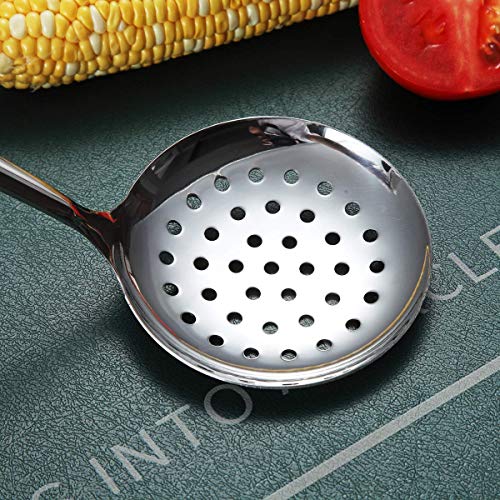 Stainless Steel Skimmer, Berglander Metal Strainer, Kitchen Cooking Skimmers For Non-Stick Cookware, Non-Stick And Heat Resistant, Dishwasher Safe, Easy to Clean - size: H. Skimmer