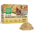 Small Pet Select - Golden Wheat Straw Bedding, 8lb, 100% Natural Plant Material, Soft Animal Bedding Litter with Odor Control for, Rabbit, Hamster, or Bunny, Habitat Accessories, Made in USA