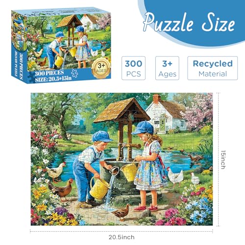 300 Piece Puzzle for Adult, Wonderful Childhood Jigsaw Puzzle - style: Wonderful Childhood