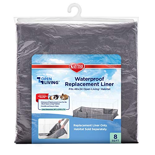 Kaytee Open Living Pet Guinea Pig or Rabbit Habitat Replacement Liner 48" x 24" - size: 48.0"L x 24.0"W x 0.1"H