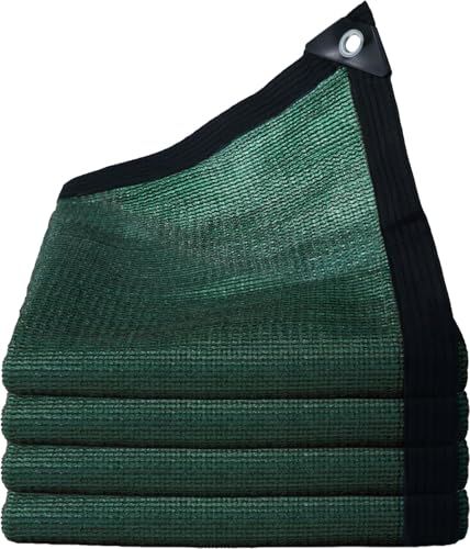 80% Sun Shade Cloth,Pergola Shade Cover Canopy with Grommets,Sun Screen Fabric Tarp for Patio,Outdoor,Garden,Backyard[Green 5×12FT] - size: 5×12FT