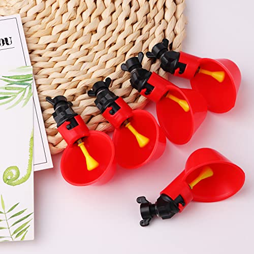 24Pack Chicken Waterer Cups,Poultry Water Cups,Automatic Poultry Waterer for DIY Poultry Quail Duck Chicken Bird Drinker