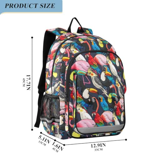 Kids Backpack Elementary Middle School Bags for Boys Girls | Travel, Daypack, Lightweight, Waterproof, with Reflective Strip - color: Multi 28
