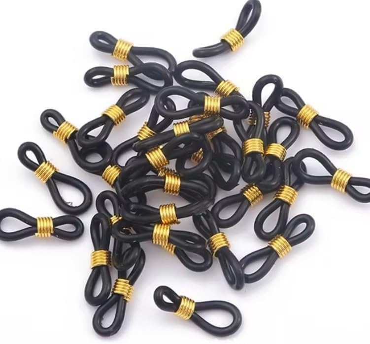 50 Pcs Black Baby Chick Splay Leg Hobble Chicken Leg Bands, Adjustable Chicken Hobble Braces for Spraddle Leg Repair Poultry Care Supplies, Bird Ducks Newly Hatched, Poultry Feeding Equipment