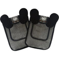 DOWN UNDER OUTDOORS 2 Medium-Large Chicken Saddles Extra Long Grey Mesh | Adustable Straps, Chicken Apron, Poultry Saver, Pet Supplies, Including Shoulder Covers, Protection from Feather Pecking - color: Dark Grey Mesh