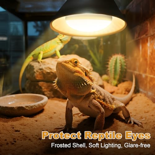 2Pack Reptile Heat Lamp, 100W Reptile Heat Emitter Infrared Basking Spot Light, UVA Daylight Heat Lamp Bulbs for Chickens Coop Reptiles Pets Brooder Use - style: 100W Reptile Heat Lamp