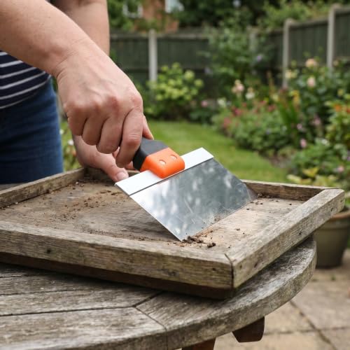 Stainless Steel Bird Droppings Scraper, Ergonomic Poop for Lofts and Cages, Cleaning Tool for Stubborn Messes