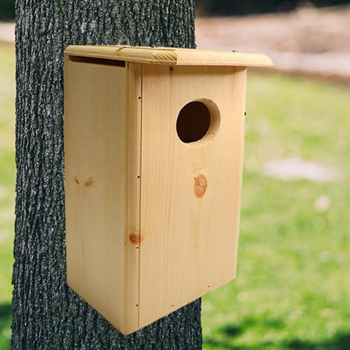 Bird Habitats Bufflehead Duck House, Cavity-Nesting Duck Box with Side