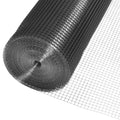 Black Hardware Cloth 1/2 inch, 19 Gauge 48inx100ft Chicken Wire Mesh Roll Vinyl Coated PVC Hardware Cloth Mesh for Poultry Netting, Garden Fencing, Tree Guard Rolls and Rabbit Cages Snake Fence - size: 1/2inch 48inx100ft
