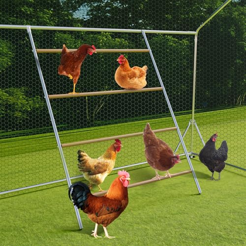 Chicken Roosting Perch for Chickens in Coop,Chickens Roosting Ladder Cock Coop Toys, Suitable for Chicken Run,Backyard Poultry, Farm Roost Toys for Hen Easy Installation 56" L x 40" W