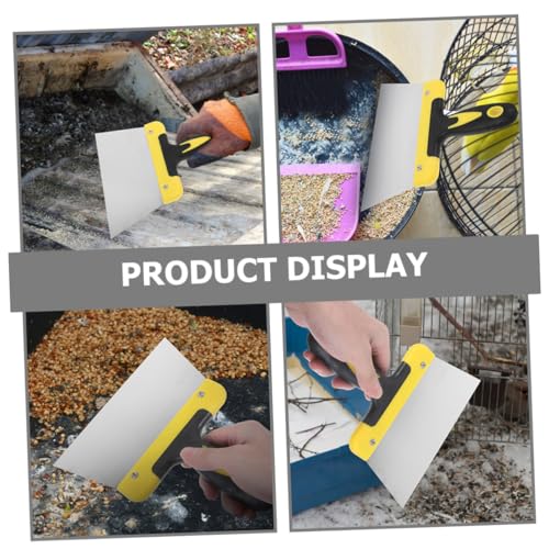Stainless Steel Bird Poop Cleaner Tool Pigeon Droppings Scraper Efficient Cleaning Tool