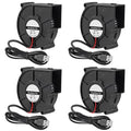ACEIRMC 4pcs 75x30mm Blower Cooling Fan Turbine Centrifugal Fan 5V Brushless USB Sleeve Bearing/Dual Ball Bearing 2 pin Computer Fan Multi Used