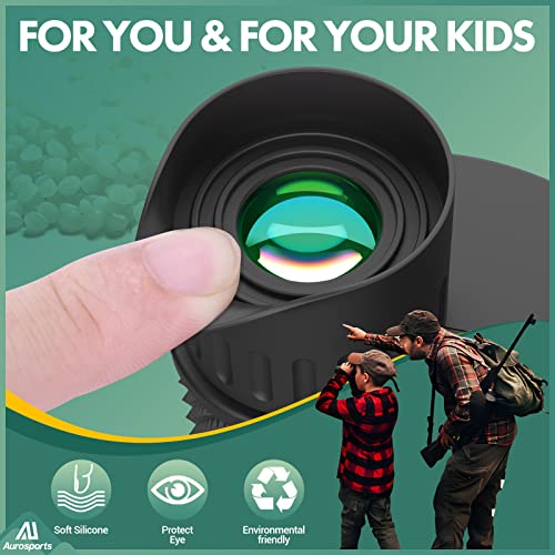 Aurosports 10x25 Compact Binoculars for Bird Watching, Cruise Ship, Travel | Small & Lightweight for Adults Kids; BAK4 & FMC for Crystal Clarity; Easy Focus with Case & Strap; Gift for Hunting, Sports - size: 10x25