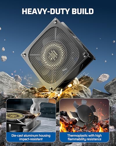 DEWENWILS Exhaust Fan 120V AC, Waterproof Ventilation Fan 30 Mesh Metal Filter, 120mm x 38mm, Dustproof DIY Cooling Fans for Reptile Pet Enclosures Cabinet, 2850RPM 90CFM UL Listed, 2 Pack - size: 120mm x 38mm, style: 2 pack