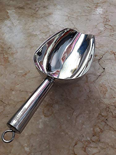 JBscoop Stainless Steel Ice Scoop, Small Metal Food Candy Scoop for Kitchen Bar Party Wedding - 6 Oz - size: 6 Oz