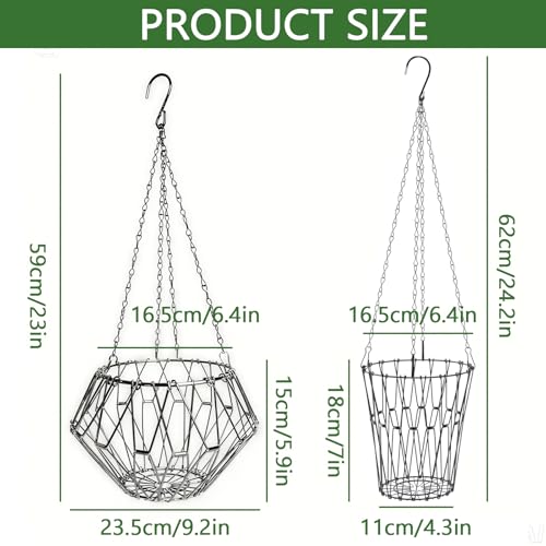 Hanging Chicken Feeder, Foldable Poultry Feeder Basket for Chicken Duck Coop, 2 Pcs - size: L-2 Pcs