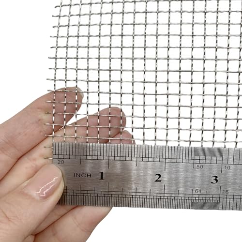 5 Mesh Stainless Steel 304 Wire mesh 23.5in x 10ft(60cmX305cm)，Stainless Steel Metal mesh Screen