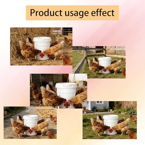 12 Pcs Horizontal Chicken Waterer Nipples with Drill Bits, Leakproof Poultry Watering System for Chicken Coop, ABS Plastic & Stainless Steel, Water Saving for Outdoor Use