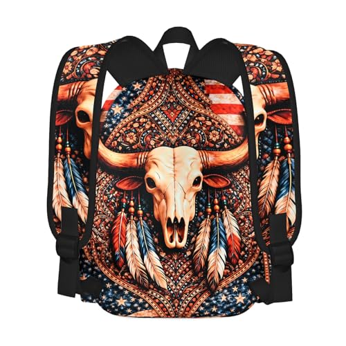 Cow Kids Backpack School Backpack Teens Bookbag for Girls Boys Hiking Camping Travel Sports - color: Cow