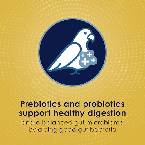 Kaytee Forti-Diet Pro Health Egg-Cite! Nourish+Protect Parakeet Bird Seed | Balanced digestion. Parakeet bird food with real egg. Parakeet food for breeding, molting, with prebiotics