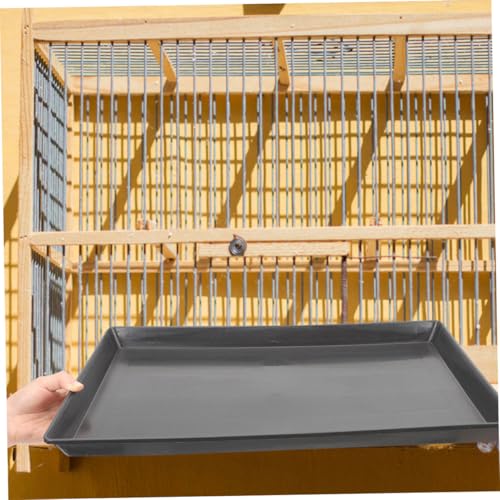 Totority Replacement Tray for Dog Crate Thickened Pet Tray for Small Dogs Bunnies and Birds Easy to Leakproof Design for Cage Maintenance Black