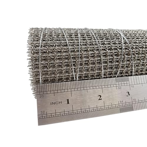 5 Mesh Stainless Steel 304 Wire mesh 23.5in x 10ft(60cmX305cm)，Stainless Steel Metal mesh Screen